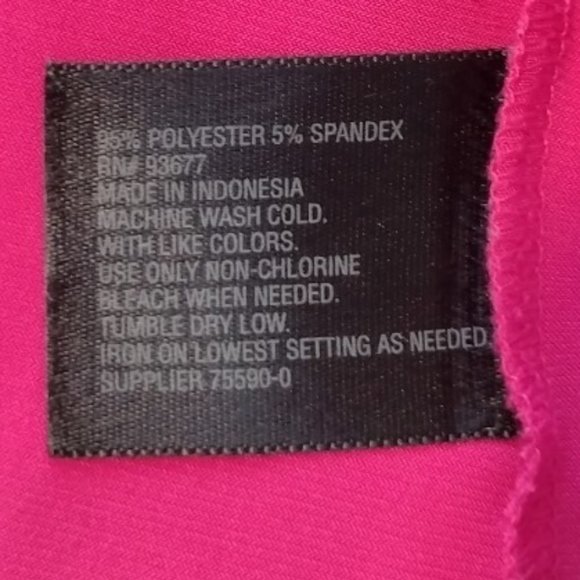 Worthington Ladies Bright Pink Sleeveless Top - Picture 5 of 6